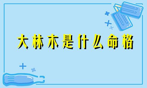 大林木是什么命格 大林木是什么命?