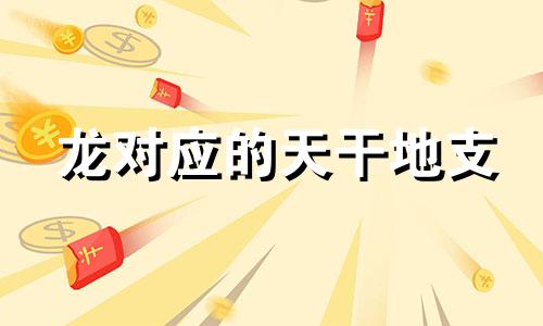 龙对应的天干地支 龙年的天干地支