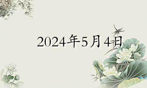 2024年5月4日 2023年4月5号