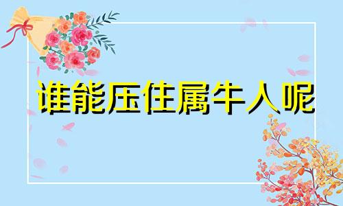谁能压住属牛人呢 1985属牛二婚哪一年