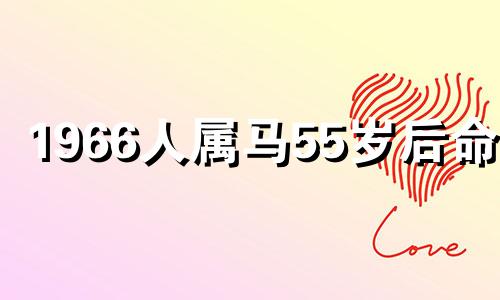 1966人属马55岁后命运 1966人属马53岁后寿命是多少