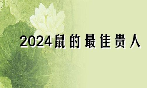 2024鼠的最佳贵人 2024生肖龙的全年运势大全