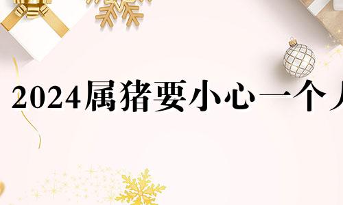2024属猪要小心一个人 属猪女和属马男人的婚姻怎么样啊