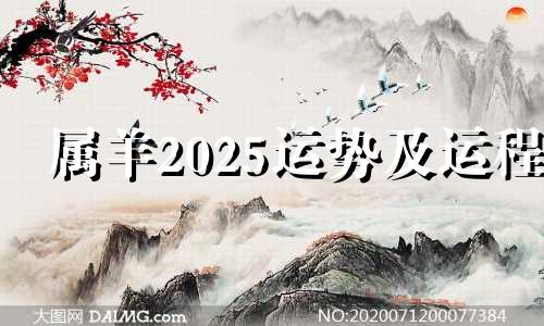 属羊2025运势及运程 2025属羊人全年运势女