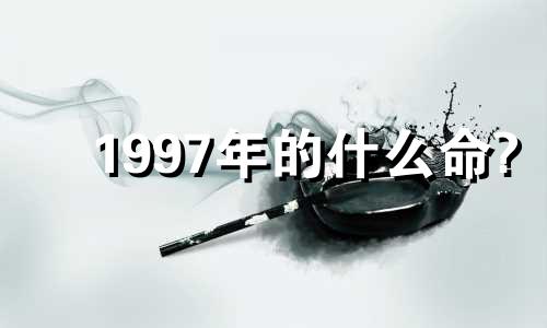 1997年的什么命? 1997年是啥命?