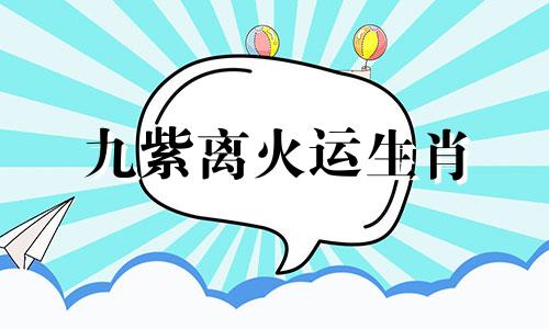 九紫离火运生肖 九紫离火运怎么解释