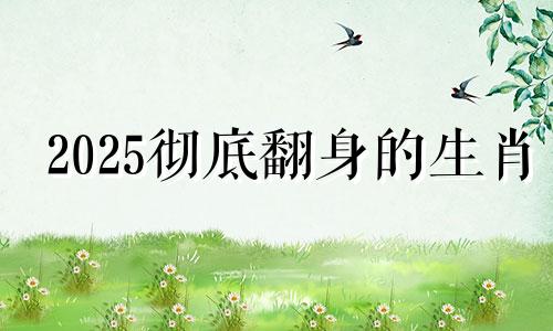 2025彻底翻身的生肖 2025属牛女全年运势