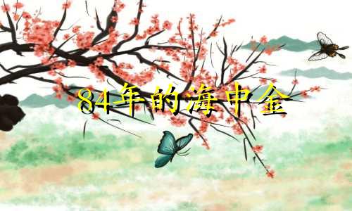 84年的海中金 84年海中金什么名聚财招财