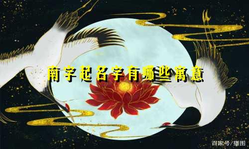南字起名字有哪些寓意