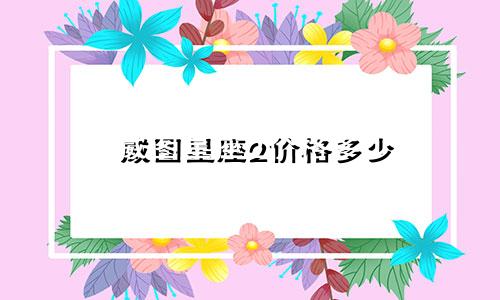 威图星座2价格多少