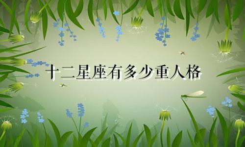 十二星座有多少重人格