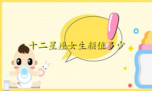 十二星座女生颜值多少