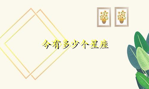 今有多少个星座