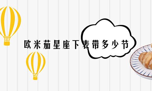 欧米茄星座下表带多少节