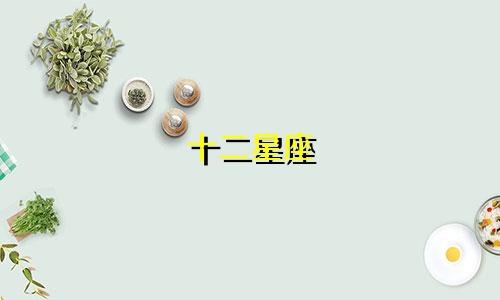 十二星座 阴历是多少月